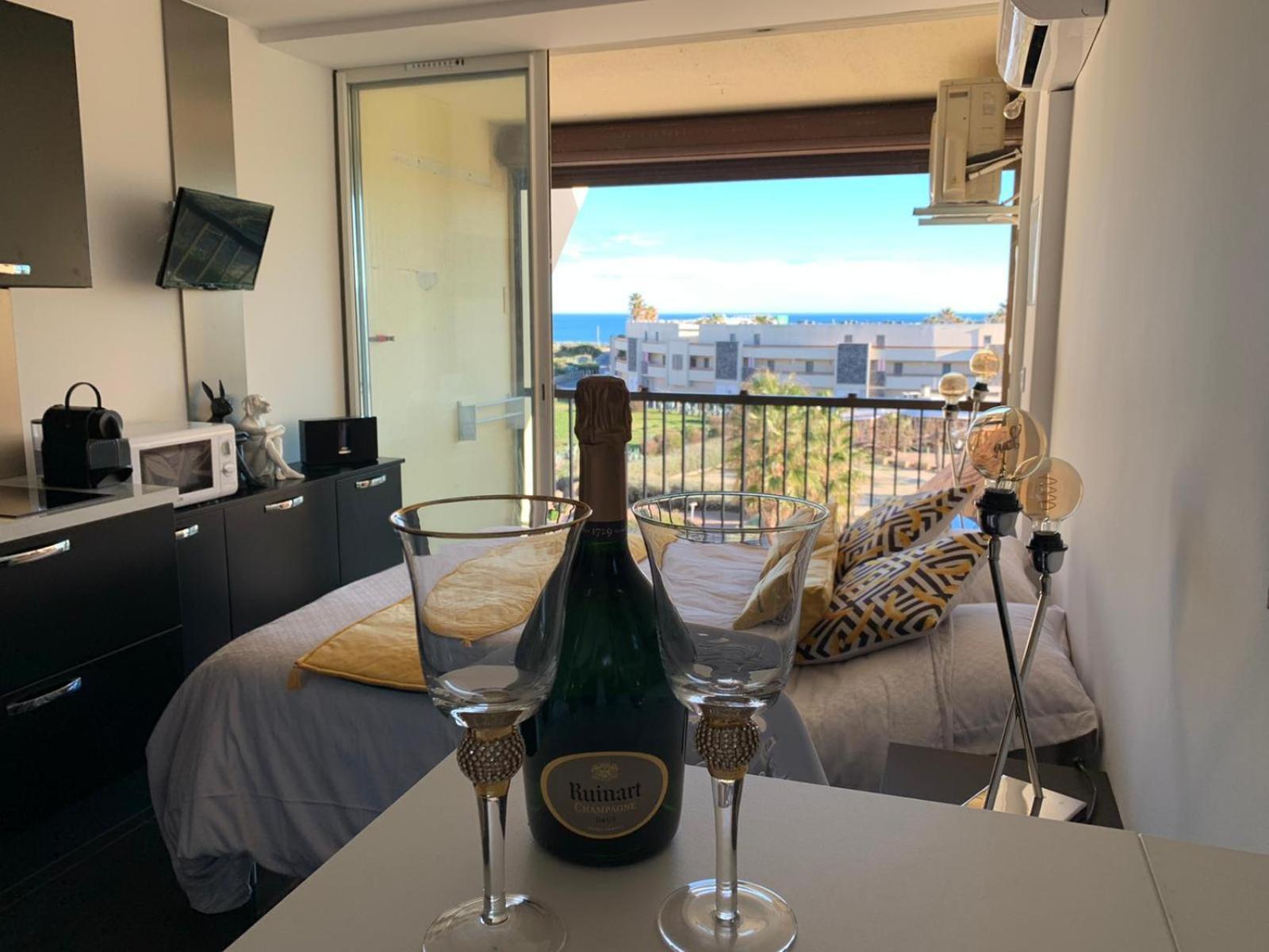 Bagatelle Naturiste Heliopolis Clim Ascenseur Vue Parking Prive Apartment Agde