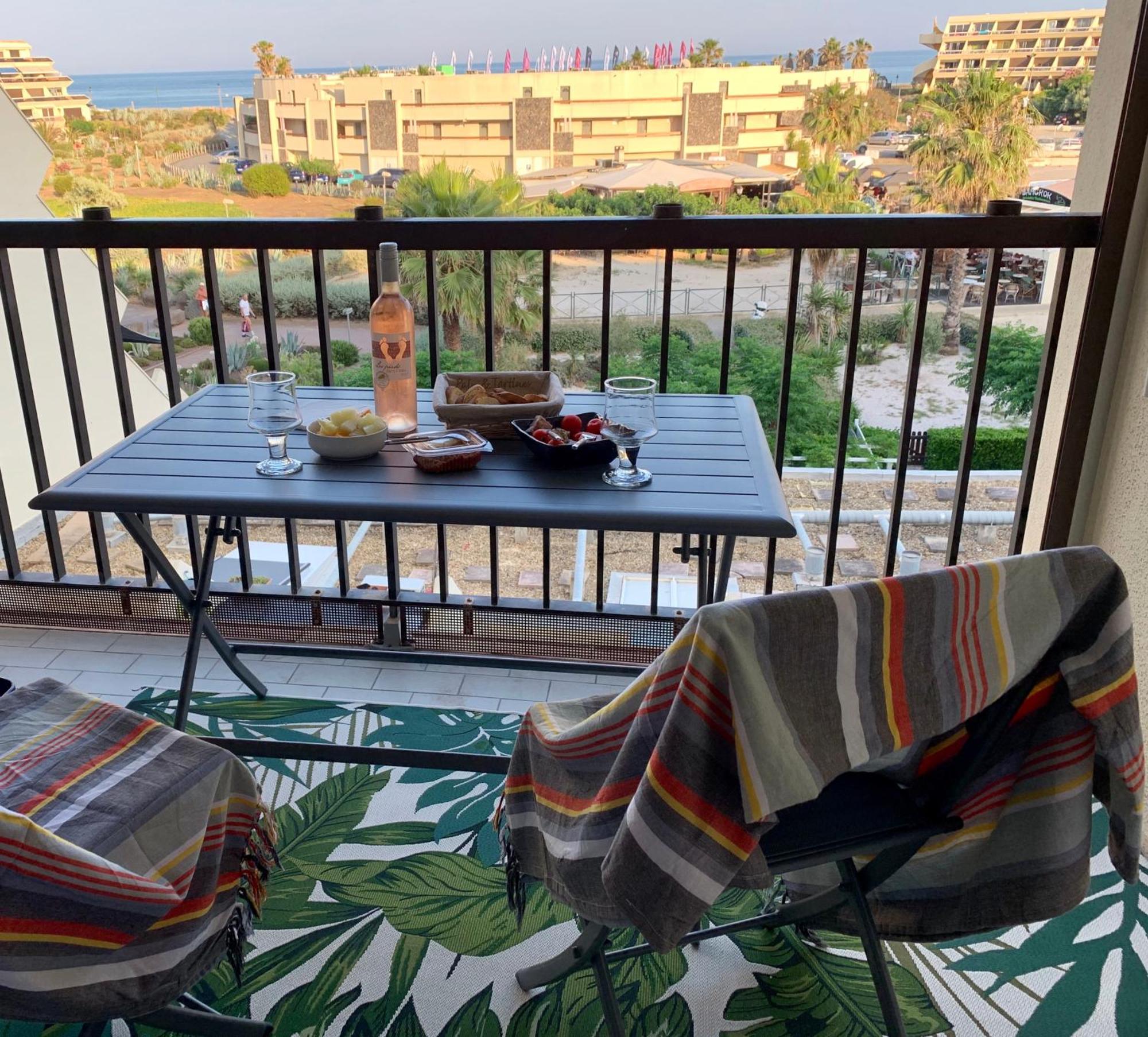 Appartement Bagatelle Naturiste Heliopolis Clim Ascenseur Vue Parking Privé *